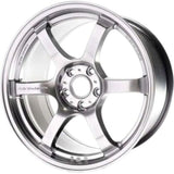 Gram Lights 57DR 15x8.0 +35 5x114.3 Grace Silver Wheel