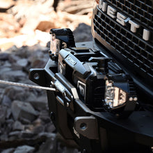 Load image into Gallery viewer, Superwinch 10000 LBS 12V DC 3/8in x 54ft Synthetic Rope Scorpion 10000SR Winch - Black Powdercoat