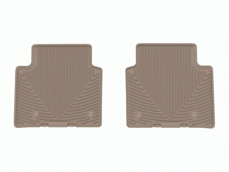 WeatherTech 22-23 Jeep Grand Cherokee WL (Incl. 2022 4xe) Rear Rubber Mats - Tan