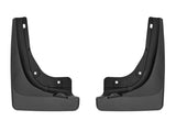 WeatherTech 20-24 Tesla Model Y No Drill Rear MudFlaps - Black