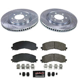Power Stop 22-23 Ford F-150 Lightning Front Z23 Evolution Brake Kit