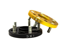 Load image into Gallery viewer, ISC Suspension 5x100 to 5x114 25mm Wheel Adapters Black - Set of 4