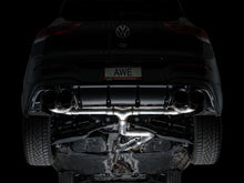 Load image into Gallery viewer, AWE MK8 Volkswagen Golf R 3in Track Edition Quad Exhaust - Diamond Black Tips