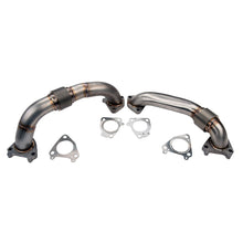 Load image into Gallery viewer, Wehrli 01-04 Duramax LB7 Billet Exhaust Manifold & SS Up Pipes w/ Gaskets and ARP Hardware
