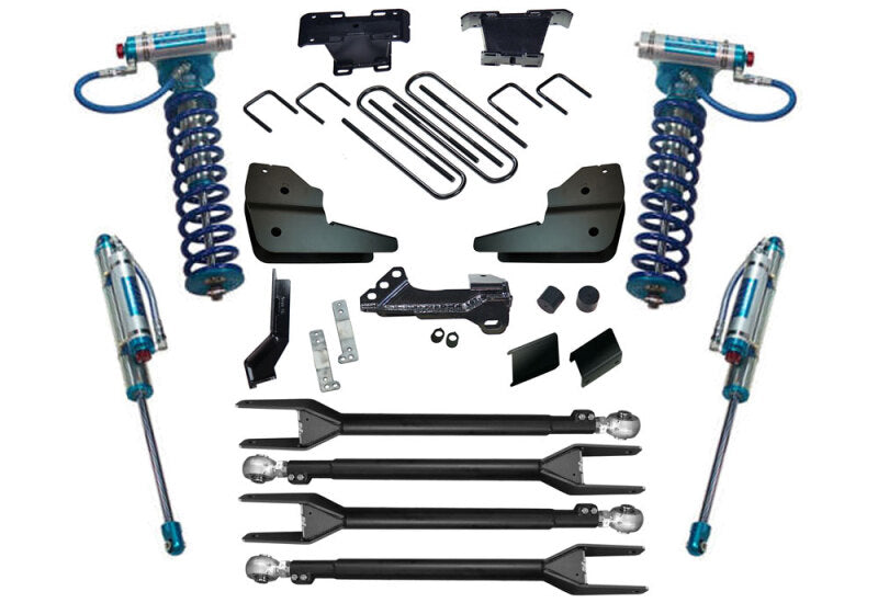 Superlift 2023 Ford F-250/F-350 4WD 4in 4-Link Lift Kit w/King Coilovers & Rear Reservoir Shocks