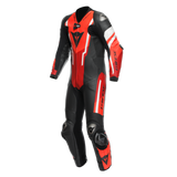 Dainese Misano 3 Perforated D- Air 1 Pc Leather Suit Black/Red/Fluorescent Red Size - 44
