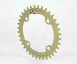 Renthal 1XR Chainring 104 mm. BCD 38T - Hard Anodized Aluminum Gold