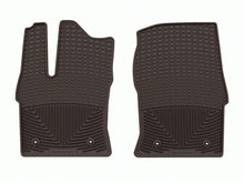 Load image into Gallery viewer, WeatherTech 22-23 Toyota Tundra Double Cab (Incl. 2022 Tundra Hybrid) Front Rubber Mats - Cocoa