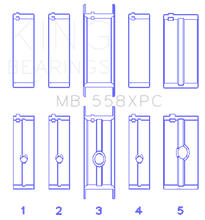 Load image into Gallery viewer, King Engine Bearings Chrysler 273, 301, 313, 318, 340 Crankshaft Main Bearing Set