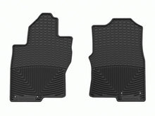 Load image into Gallery viewer, WeatherTech 22-23 Nissan Frontier King Cab (Incl. 2022 Crew Cab) Front Rubber Mats - Black