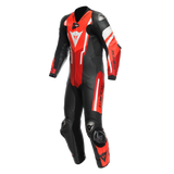 Dainese Misano 3 Perforated D- Air 1 Pc Leather Suit Black/Red/Fluorescent Red Size - 50