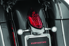 Load image into Gallery viewer, Kuryakyn Rear Turn Signal & License Plate Mount Indian Chrome