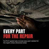 Fel-Pro 13-14 Subaru WRX/13-21 WRX STI Engine Oil Pan Gasket Set - Blue Stripe Cork-Rubber