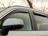 WeatherTech 08-20 Dodge Caravan Rear Side Window Deflectors - Dark Tint