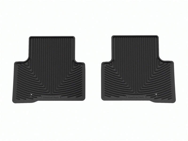 WeatherTech 13-18 Hyundai Santa Fe / 2019 Santa Fe XL Rear All-Weather Floor Mats - Black