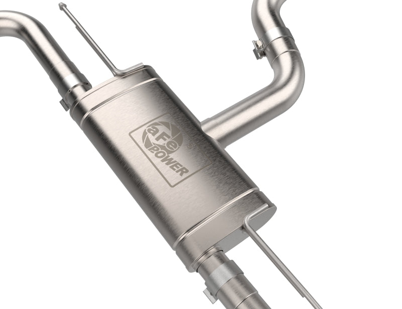 aFe 22-24 Volkswagen GTI MACH Force-Xp 3 to 2-1/2 IN Stainless Steel Cat-Back Exhaust w/Black Tip