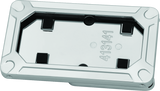 Kuryakyn Nova Side Mount License Plate Frame Gloss Chrome