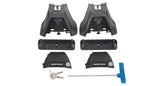 Rhino-Rack 15-20 Ford F150 4 Door Pick Up Vortex 2500 1 Bar Roof Rack - Black