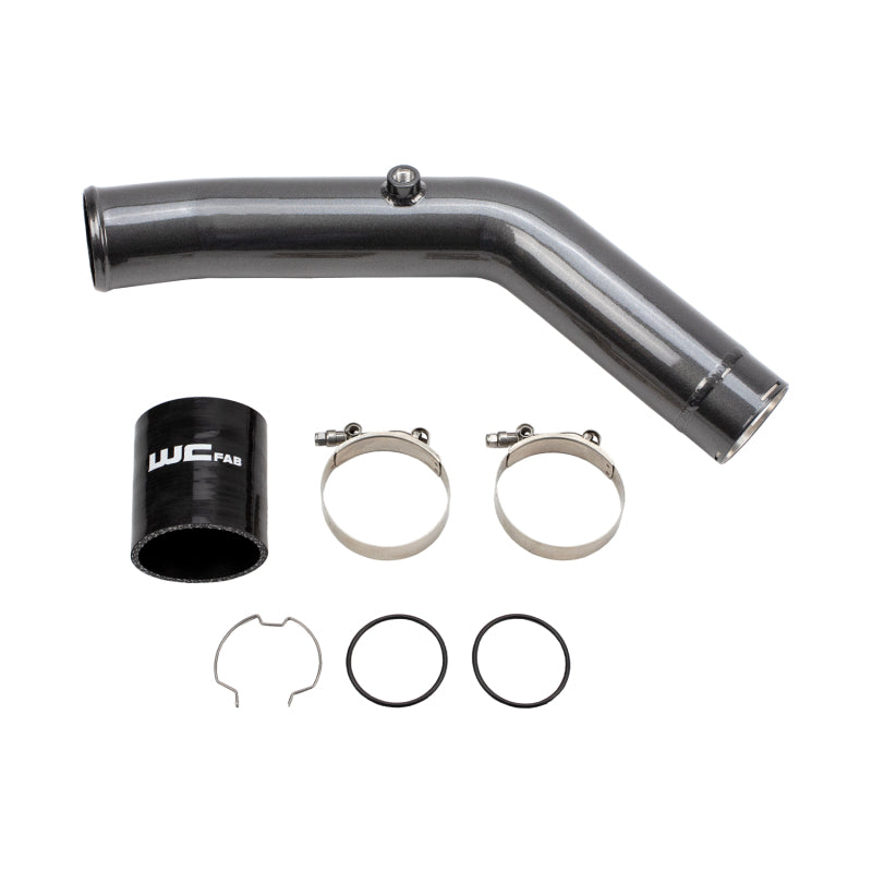 Wehrli 23-24 Ford 6.7L HO Power Stroke 3in Hot Side Intercooler Pipe - Gloss White