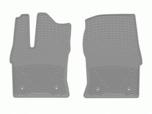 Load image into Gallery viewer, WeatherTech 22-23 Toyota Tundra CrewMax (Incl. 2022 Tundra Hybrid) Front Rubber Mats - Grey