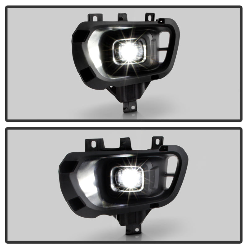 Spyder 19-23 Ford Ranger Full LED OEM Style Fog Lights w/ Switch - Clear (FL-FR19-LED-C)