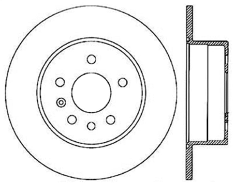 StopTech Slotted & Drilled Sport Brake Rotor