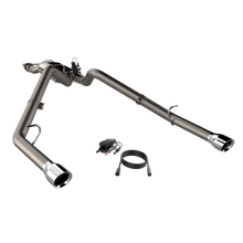 Load image into Gallery viewer, 2019-2024 Ram 1500 QTP Screamer Split Rear Exit Cat Back