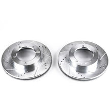 Load image into Gallery viewer, Power Stop 98-07 Lexus LX470 Front Evolution Drilled & Slotted Rotors - Pair