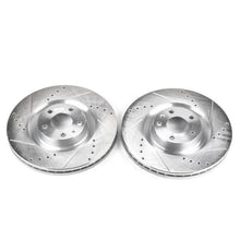 Load image into Gallery viewer, Power Stop 04-09 Audi S4 Front Evolution Drilled & Slotted Rotors - Pair