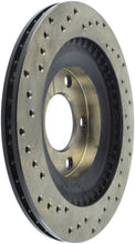 Load image into Gallery viewer, StopTech 93-95 Mazda RX-7 Drilled Left Rear Rotor