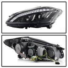 Load image into Gallery viewer, Spyder Mercedes W221 S Class 07-09 Headlights - HID Model Only - Black PRO-YD-MBW22107-HID-DRL-BK