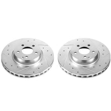 Load image into Gallery viewer, Power Stop 13-14 Mercedes-Benz C300 Front Evolution Drilled & Slotted Rotors - Pair