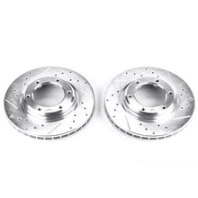 Load image into Gallery viewer, Power Stop 96-97 Lexus LX450 Front Evolution Drilled & Slotted Rotors - Pair