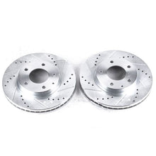 Load image into Gallery viewer, Power Stop 95-00 Mazda Millenia Front Evolution Drilled & Slotted Rotors - Pair