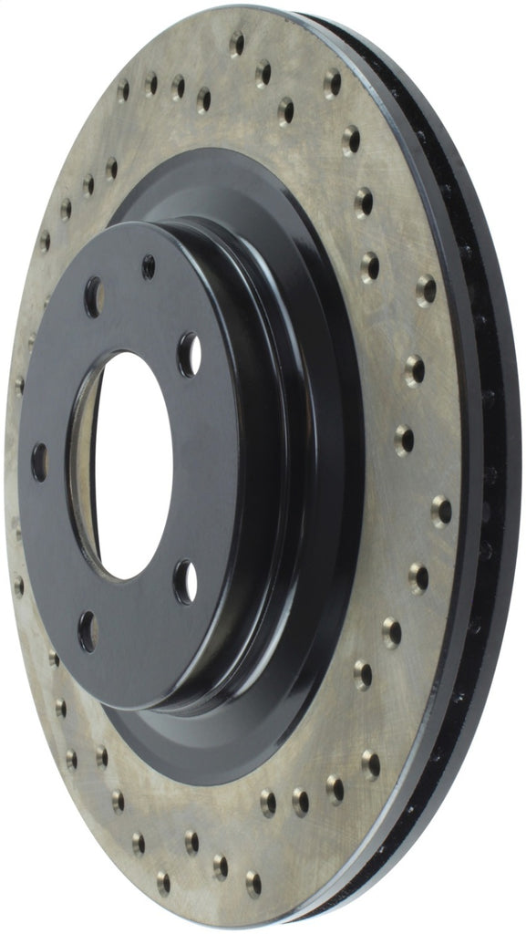 StopTech 93-95 Mazda RX-7 Drilled Left Rear Rotor
