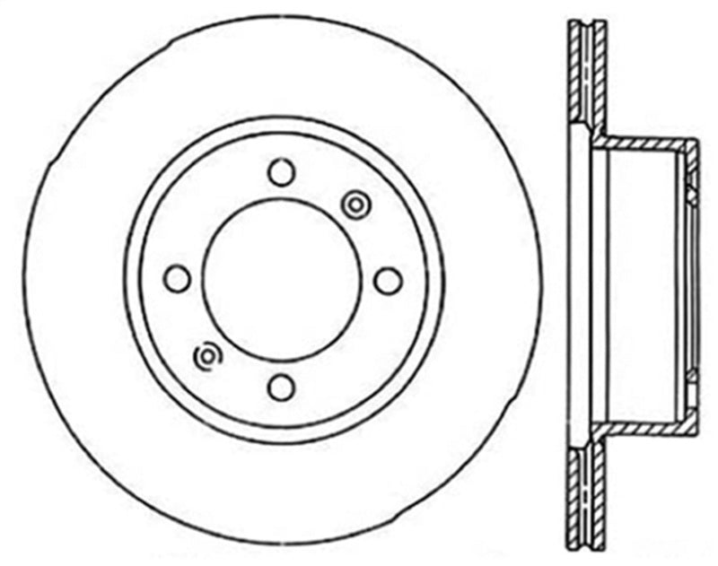 StopTech Slotted & Drilled Sport Brake Rotor