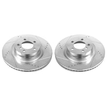 Load image into Gallery viewer, Power Stop 06-09 Land Rover Range Rover Front Evolution Drilled & Slotted Rotors - Pair