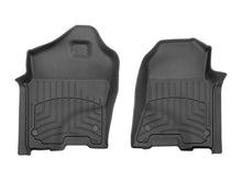 Load image into Gallery viewer, WeatherTech 2019+ Ram 1500 Quad & Crew Cab Front FloorLiner HP - Black