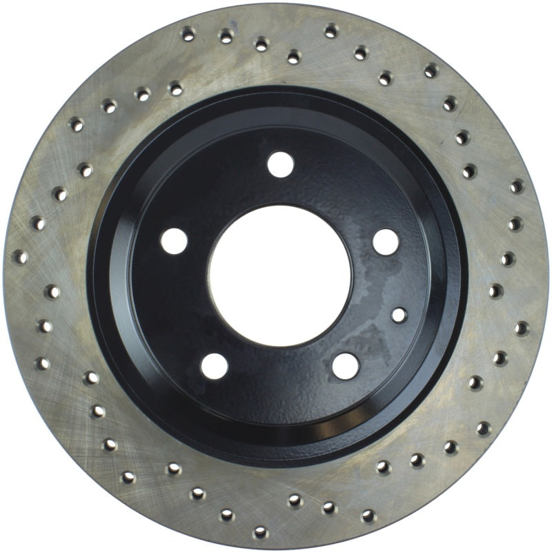 StopTech 93-95 Mazda RX-7 Drilled Left Rear Rotor