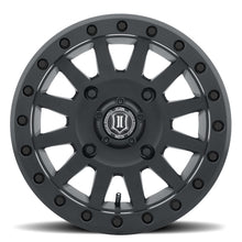 Load image into Gallery viewer, ICON Compression 15x7 4x136 38mm Offset 5+2 BS 111mm Bore Satin Black Wheel