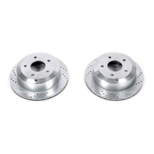 Load image into Gallery viewer, Power Stop 05-06 Pontiac GTO Rear Evolution Drilled & Slotted Rotors - Pair