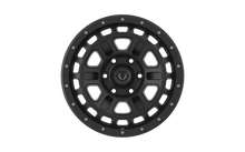 Load image into Gallery viewer, BH03 17X8.5 ET0 6X139.7 106.1 Cone Satin Black/Black Lip - GTR Auto