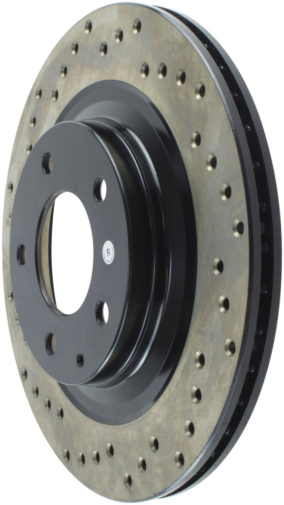 StopTech 93-95 Mazda RX-7 Drilled Right Rear Rotor