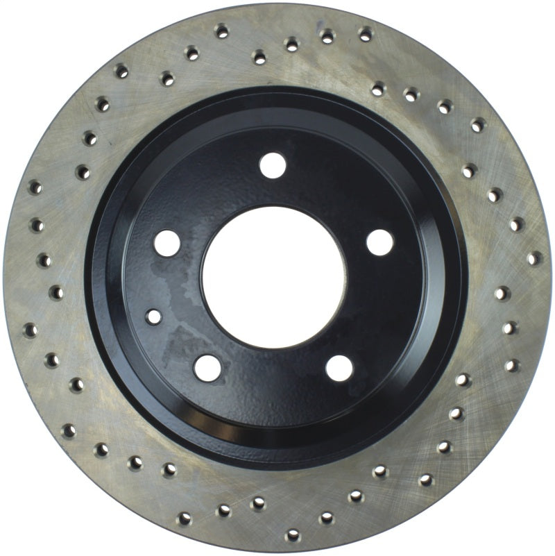 StopTech 93-95 Mazda RX-7 Drilled Right Rear Rotor