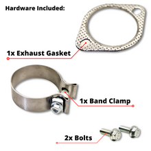 Load image into Gallery viewer, Carven 2022 Toyota Tundra Crew Cab 5.5ft Bed Cut & Clamp Muffler Replacement Kit w/5in Polished Tip