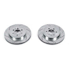 Load image into Gallery viewer, Power Stop 04-09 Cadillac SRX Rear Evolution Drilled & Slotted Rotors - Pair