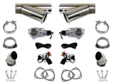 Granatelli 2.25in Stainless Steel Electronic Dual Exhaust Cutout