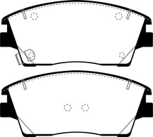 Load image into Gallery viewer, EBC 2017+ Hyundai Elantra 1.6L Turbo Redstuff Front Brake Pads