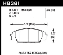 Load image into Gallery viewer, Hawk 00-09 Honda S2000 / 06-11 Honda Civic Si Sedan/Coupe Blue 42 Front Brake Pads