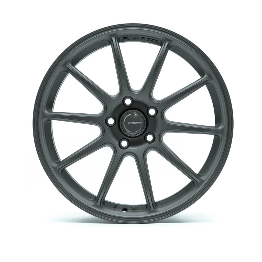 RF03RR Flow Form Matt Gunmetal 18x8.5 +35 5x112 CB66.6 Ball seat